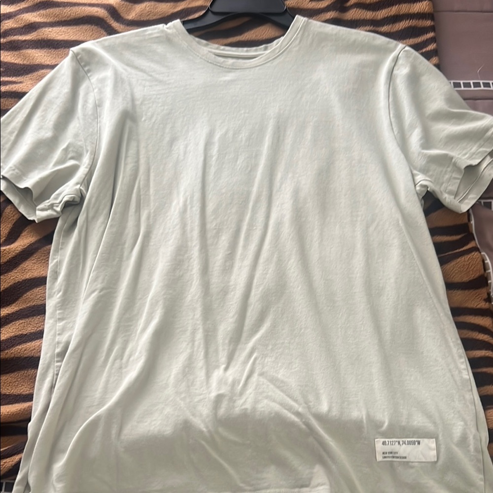 Green Short Sleeve Crew Neck Tee